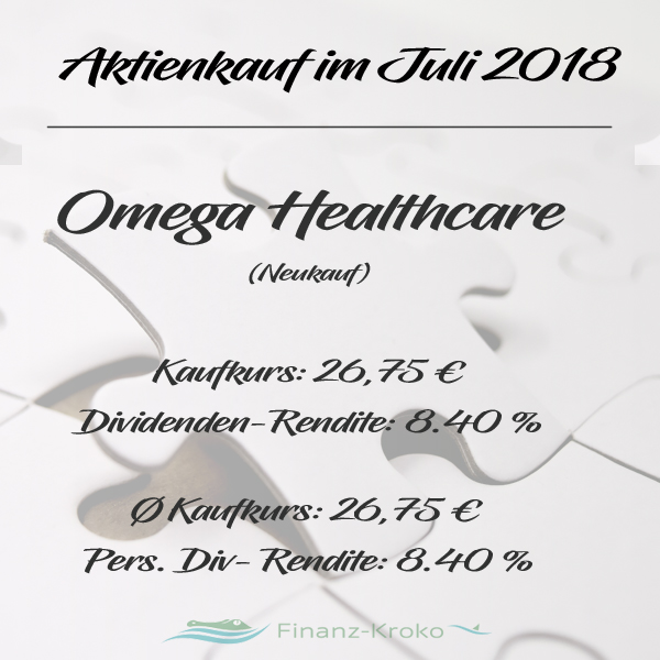 Aktienkauf von Omega in Juli 2018.