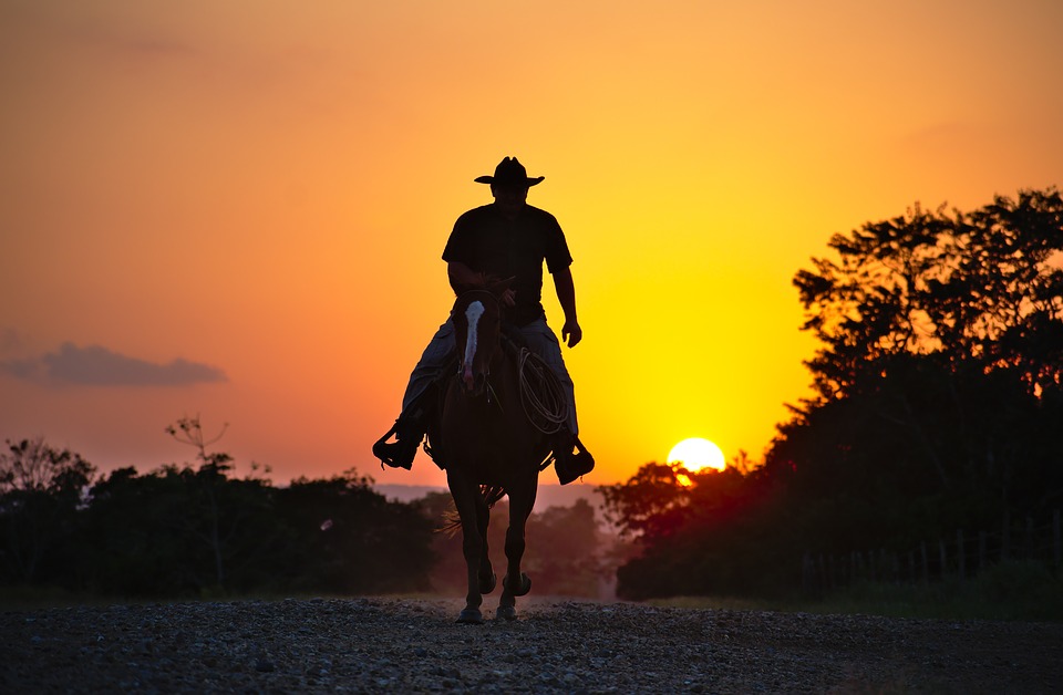 Wer kennt nicht die Werbung von Marlboro? Der wilde Westen: Cowboy